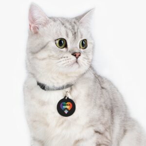 Black Pet Tag
