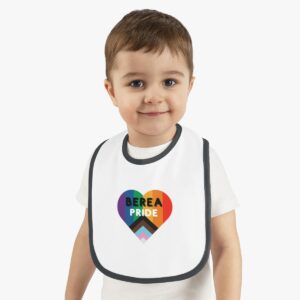 Berea PRIDE Baby Contrast Trim Jersey Bib