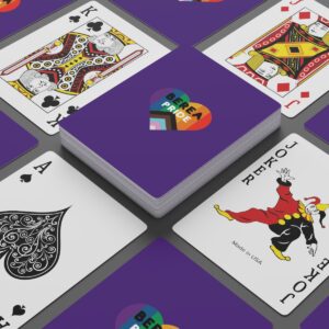 Purple Poker Cards