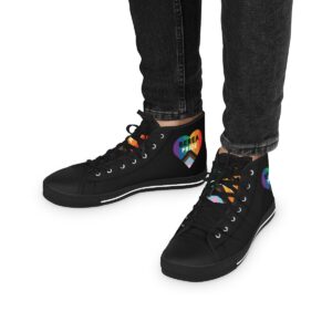 Black Men's High Top Sneakers