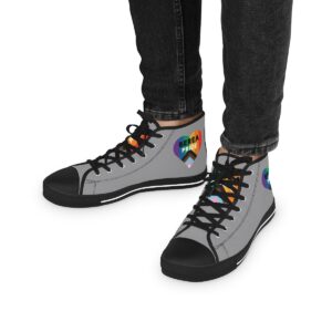Grey Men's High Top Sneakers