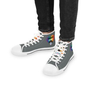 Dark Grey Men's High Top Sneakers