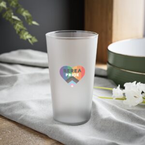 Berea PRIDE Frosted Pint Glass, 16oz